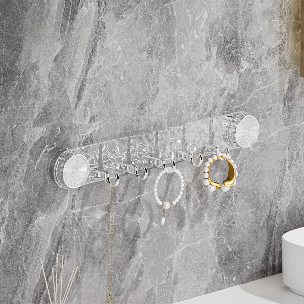 Selbstklebende Hakenleiste – Transparenter Organizer für Schmuck, Schlüssel & Accessoires