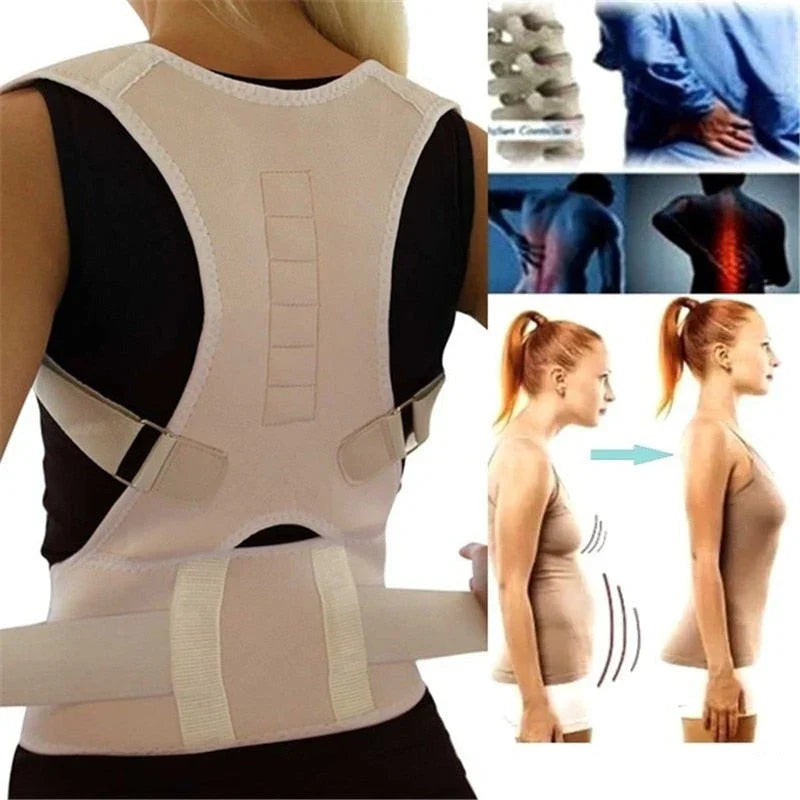 Rückenstütze & Haltungstrainer – Verstellbare Rückenbandage für eine aufrechte Körperhaltung