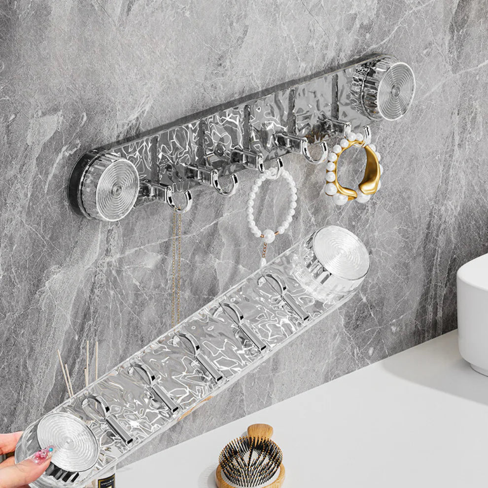 Selbstklebende Hakenleiste – Transparenter Organizer für Schmuck, Schlüssel & Accessoires