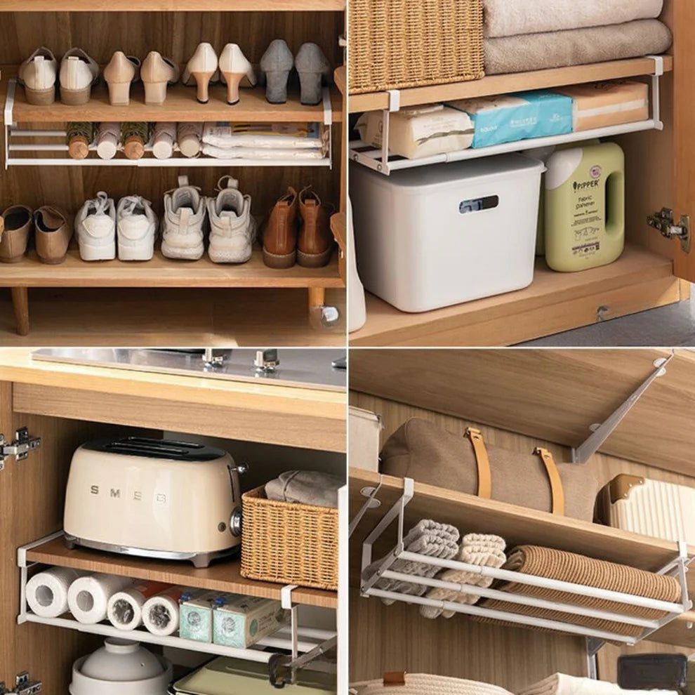 Unterregal-Organizer – Mehr Stauraum für Küche, Bad & Kleiderschrank