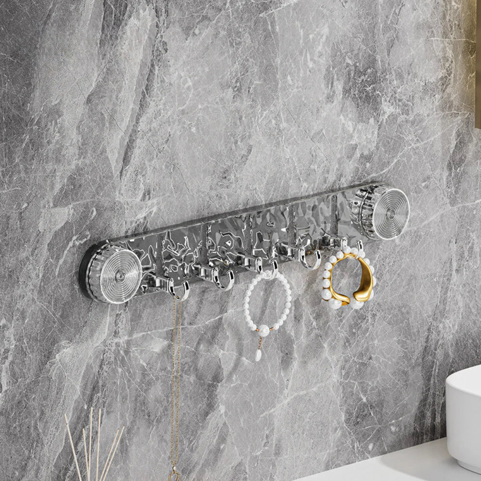 Selbstklebende Hakenleiste – Transparenter Organizer für Schmuck, Schlüssel & Accessoires