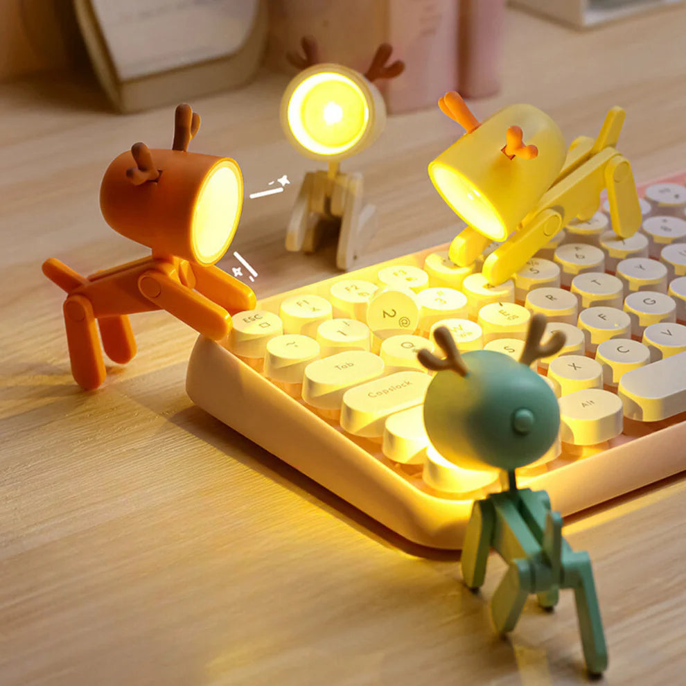 LED Tischlampe im Tier-Design – flexible Nachtlampe für Kinder & Schreibtisch
