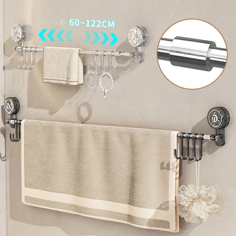 Universale Wandhalterung mit Haken – flexibel & platzsparend