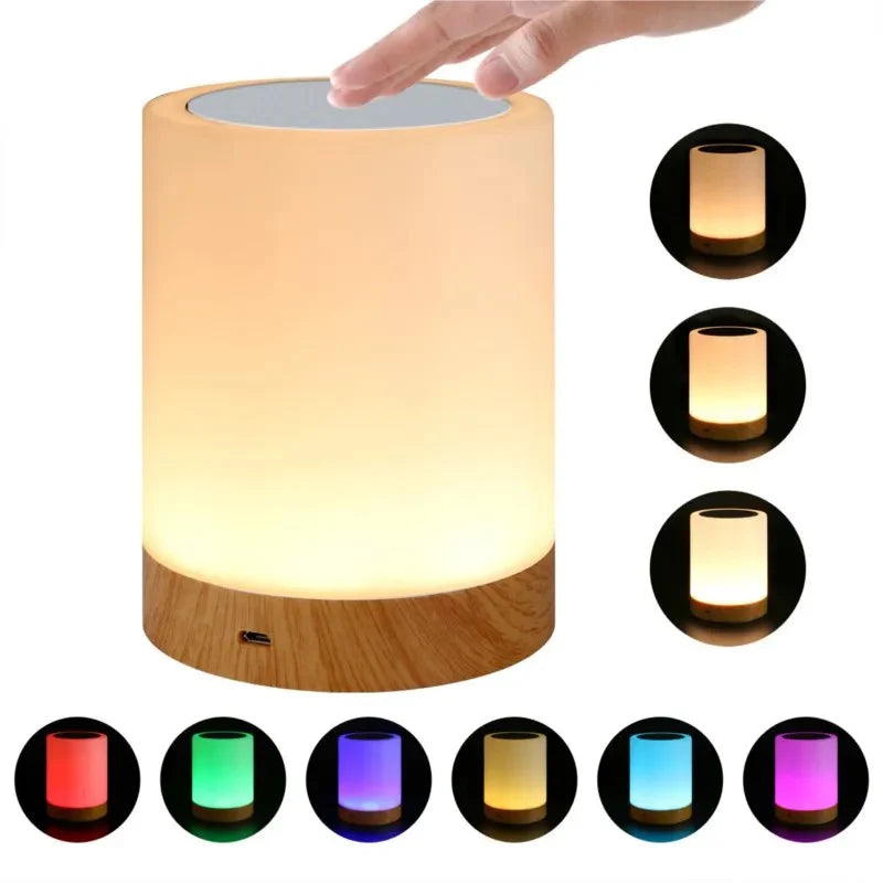 LED Touch Lampe mit Farbwechsel – Stilvolle Atmosphäre auf Knopfdruck