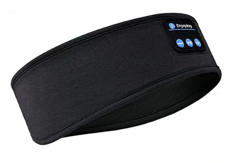 Bluetooth Schlafkopfhörer Stirnband & Schlafmaske – Kabelloses Musik-Headband mit Lautsprecher