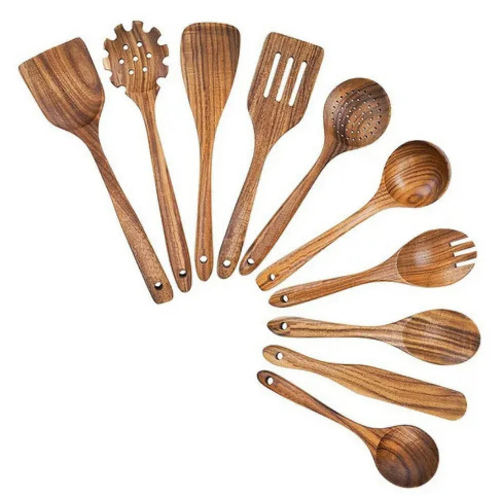 Küchenhelfer-Set aus Akazienholz – Natürlich, stilvoll & langlebig