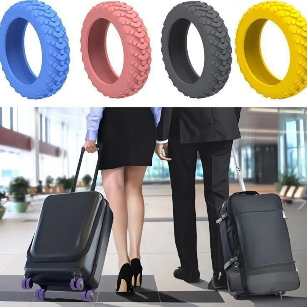 Kofferrollen-Schutz – flexible Radabdeckungen für Reisekoffer, leiser & langlebiger Transport