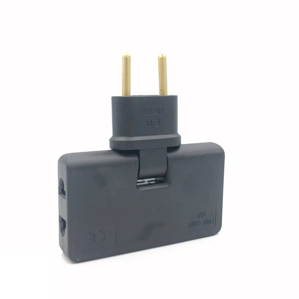 Steckdosenadapter – Kompakter Mehrfachstecker für Eurostecker & Schuko, platzsparend