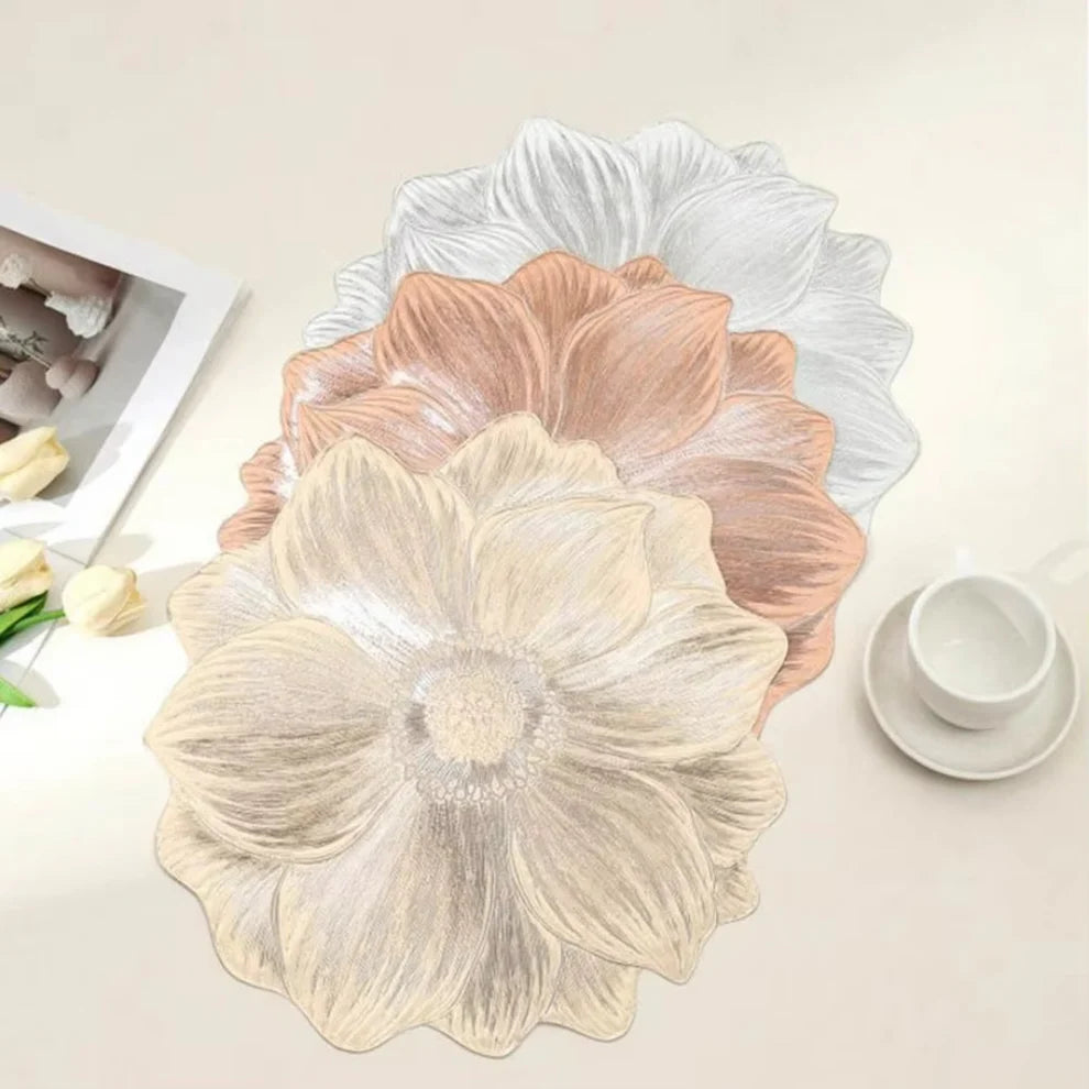 Tischsets Blume – rutschfeste Platzsets in Blumenform für Esstisch & Dekoration