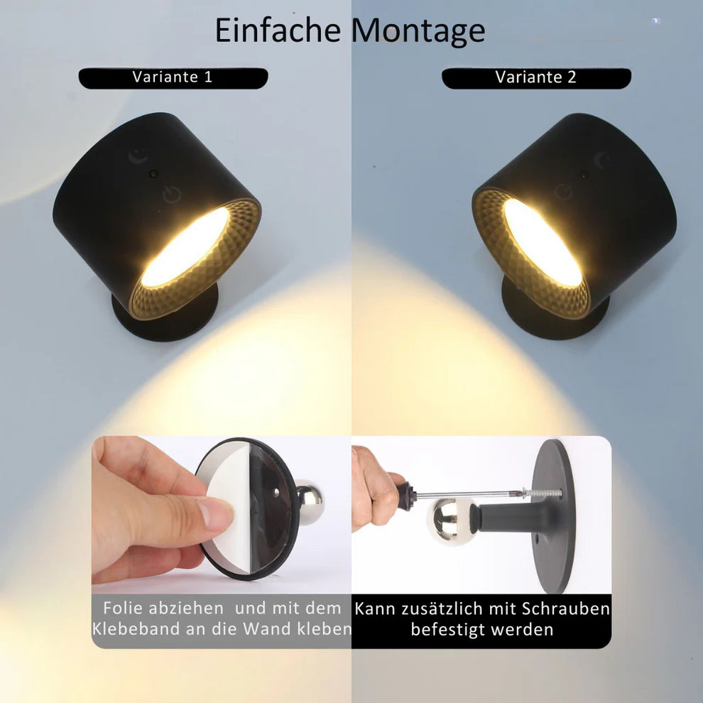 LED Tischlampe – Dimmbar mit Touch-Bedienung & 3 Farbtemperaturen 360°