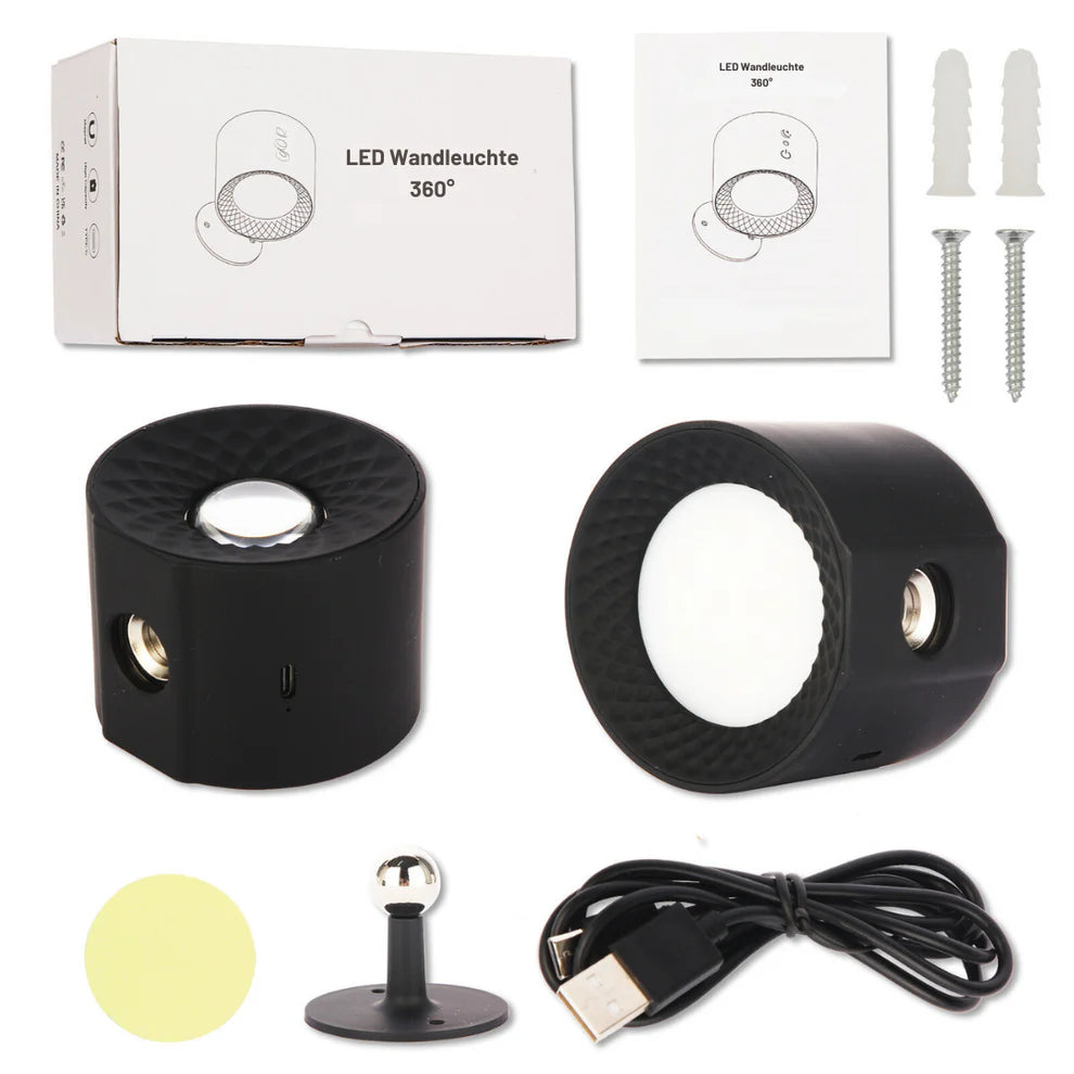 LED Tischlampe – Dimmbar mit Touch-Bedienung & 3 Farbtemperaturen 360°