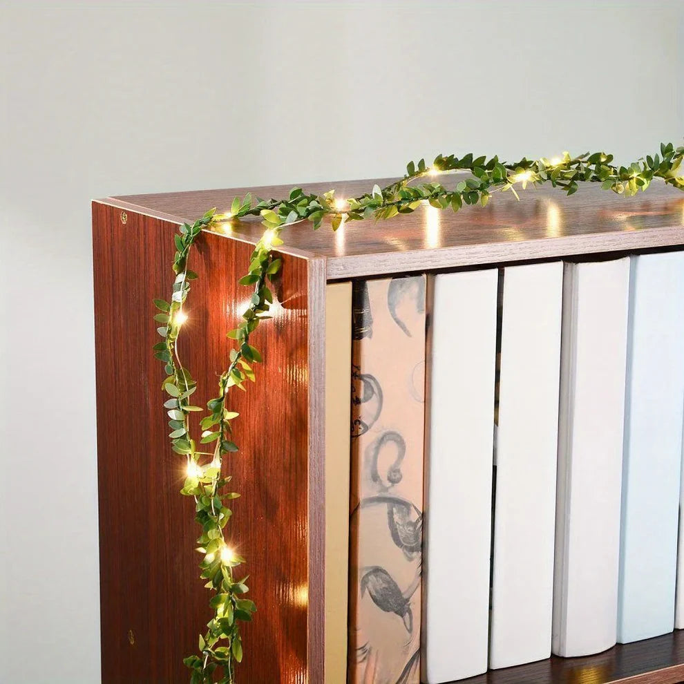 LED Efeu-Lichterkette – warme Dekobeleuchtung mit Blättergirlande für ein gemütliches Zuhause