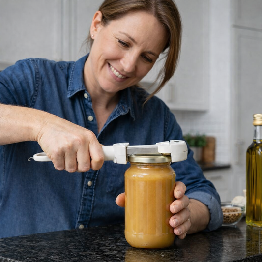 Multifunktionaler Edelstahl Allesöffner – Glas-, Flaschen- & Dosenöffner mit ergonomischem Griff