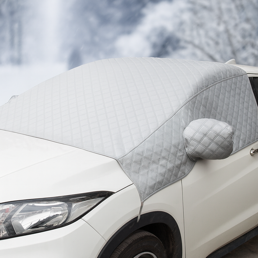 Windschutzscheibenabdeckung für den Winter – 235 × 150 cm mit Spiegelabdeckung