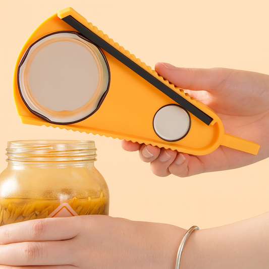 Universal Deckelöffner – Rutschfester Multi-Griff für Schraubdeckel (3–10 cm)