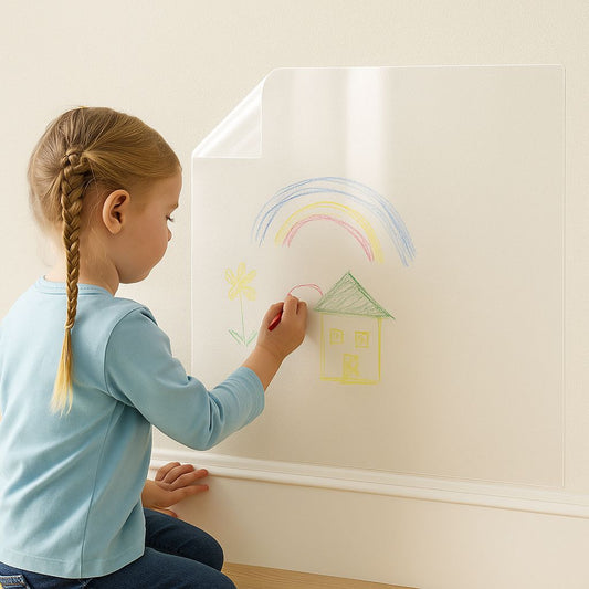 Transparente Wand-Schutzfolie – selbstklebend & abwaschbar für Küche, Kinderzimmer & Haushalt