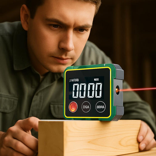 Digitaler Neigungsmesser mit Laser – Präziser Winkelmesser für Handwerk & Bau