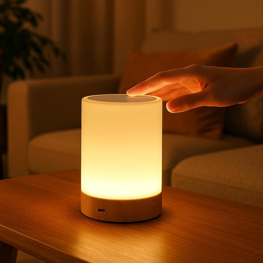 LED Touch Lampe mit Farbwechsel – Stilvolle Atmosphäre auf Knopfdruck