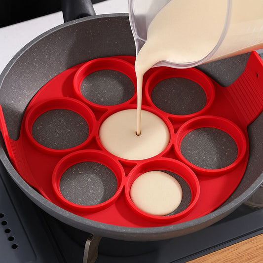 Pfannkuchen- & Spiegelei-Form – Perfekte Kreise im Handumdrehen