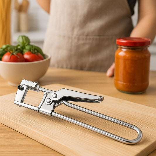 Multifunktions-Dosenöffner & Flaschenheber aus Edelstahl – rutschfest & kraftsparend