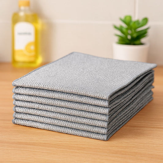 Geschirrtücher aus Silberdraht – antibakteriell, langlebig & ultra saugstark