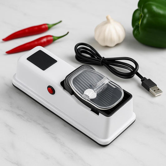 Elektrischer Messerschärfer – multifunktionales Schleifgerät für Messer, Scheren & Werkzeuge