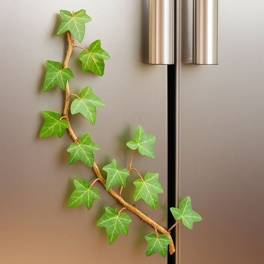 Magnetische Efeu-Deko – künstliche Ranke mit integrierten Blattmagneten für Kühlschrank & Metallflächen