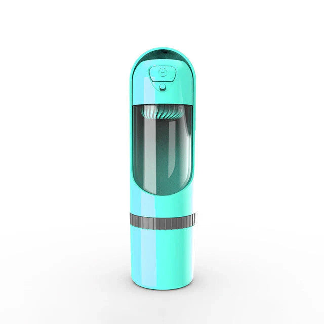 2-in-1 Hundetrinkflasche mit Futterbehälter – Tragbarer Wasserspender für unterwegs